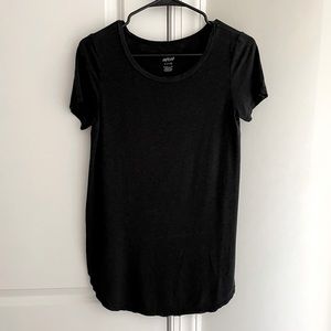 Black Scoop Neck TShirt by Aerie